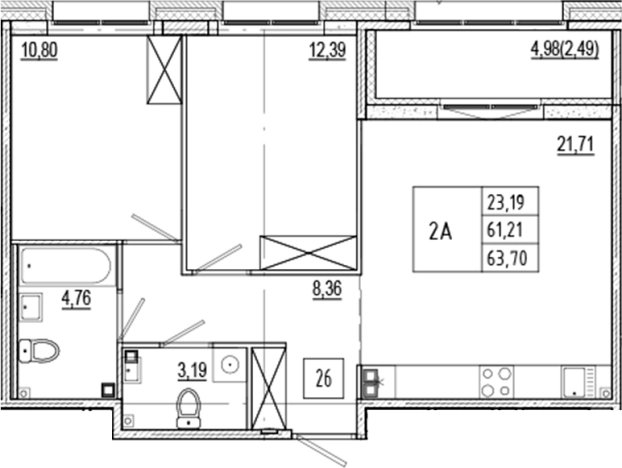 Купить трехкомнатную квартиру в новостройках в ЖК Ranta Residence в Санкт-Петербурге. Вариант № 6056468, 0, площадь -  квм, цена 27391000 рублей