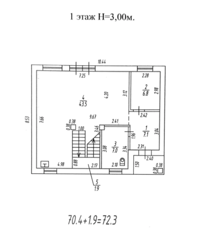 Купить дом в Калининграде. Вариант № 8602686, 42, площадь -  квм, цена 23390000 рублей