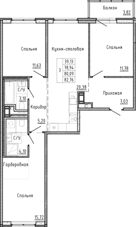 Купить четырехкомнатную квартиру у метро Проспект Просвещения в Санкт-Петербурге. Вариант № 8163902, 0, площадь -  квм, цена 18332601 рублей