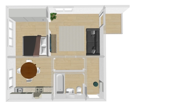 Купить двухкомнатную квартиру в районе Железнодорожный в Рязани. Вариант № 2925951, 17, площадь -  квм, цена 2600000 рублей