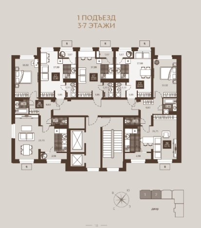 Купить Студию на улице Генерала Глазунова в Пензе. Вариант № 10425717, 0, площадь - квм, цена 2290000 рублей