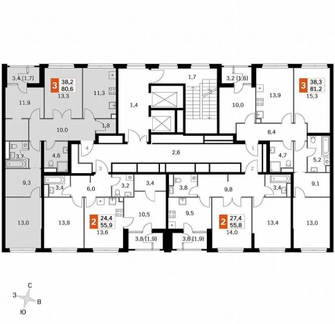 Купить квартиру в Москве. Вариант № 9459700, 7, площадь - квм, цена 28000000 рублей