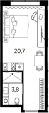 Купить Студию на улице проспект Стачек в Санкт-Петербурге. Вариант № 6228526, 0, площадь -  квм, цена 5020002 рублей