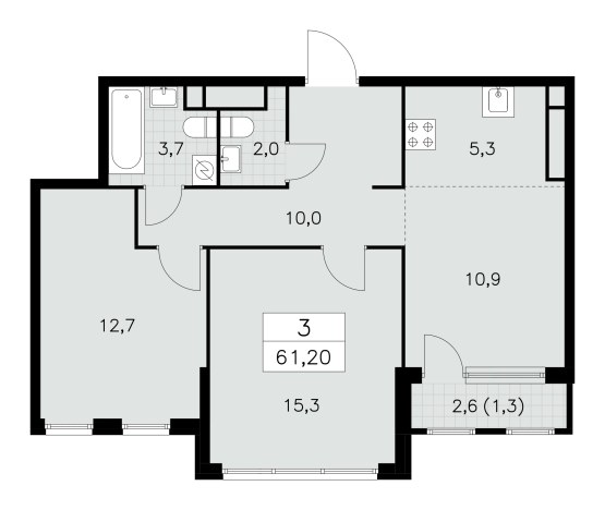 Купить квартиру в ЖК Южные сады в Москве. Вариант № 1340205, 0, площадь -  квм, цена 22440204 рублей
