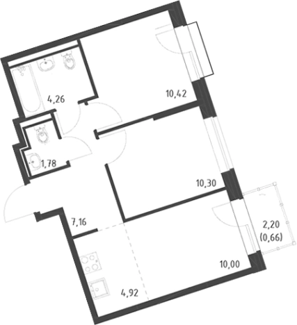 Купить трехкомнатную квартиру в ЖК Живи! В Рыбацком в Санкт-Петербурге. Вариант № 9109861, 0, площадь -  квм, цена 10727241 рублей