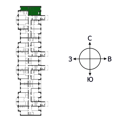 Купить квартиру в новостройках в ЖК "Свобода" в микрорайоне Славный в Коврове. Вариант № 146233, 2, площадь -  квм, цена 5681060 рублей