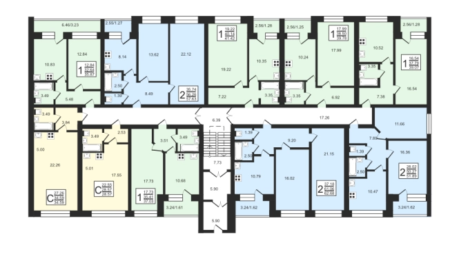 Купить однокомнатную квартиру на вторичке в Архангельской области. Вариант № 8694, 1, площадь -  квм, цена 2950000 рублей