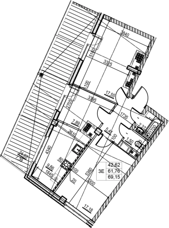 Купить трехкомнатную квартиру в новостройках в районе Петроградский в Санкт-Петербурге. Вариант № 66610, 0, площадь -  квм, цена 36079680 рублей