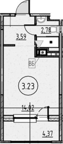Купить Студию в новостройках у метро Обухово в Санкт-Петербурге. Вариант № 4163213, 0, площадь -  квм, цена 5800643 рублей