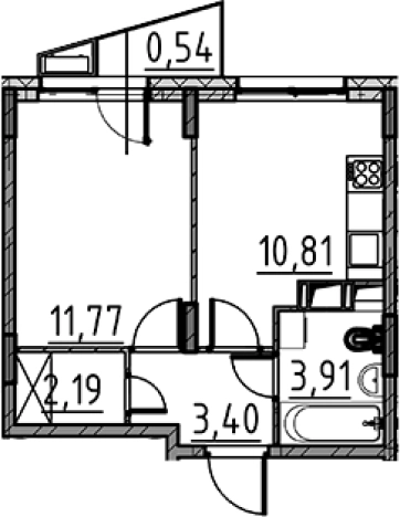 Купить квартиру в ЖК Veren Nort Сертолово в Сертолове. Вариант № 8469984, 0, площадь -  квм, цена 5571422 рублей