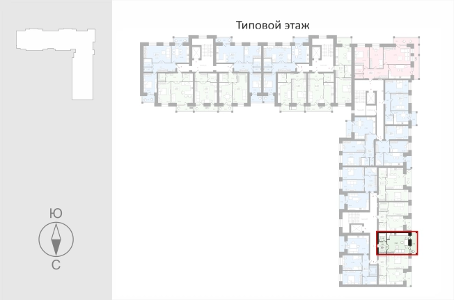 . Вариант № 114440, 1, площадь - 38.2 квм, цена 4966000.0000 рублей
