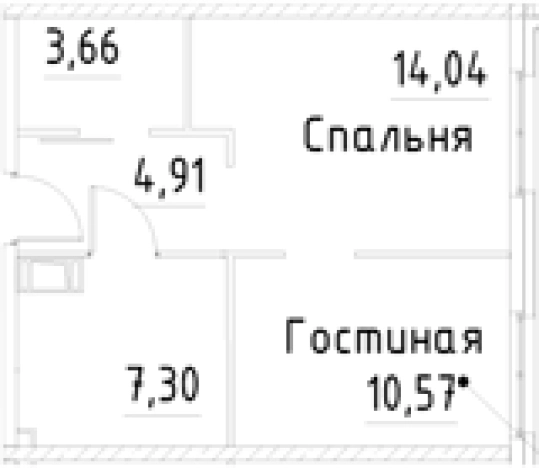 Купить однокомнатную квартиру в новостройках на улице проспект Большевиков в Санкт-Петербурге. Вариант № 9327667, 0, площадь -  квм, цена 7553691 рублей