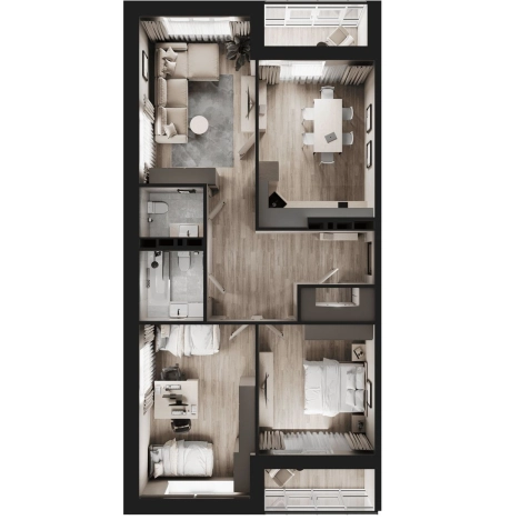 Купить трехкомнатную квартиру в новостройках в Приморском крае. Вариант № 6058812, 2, площадь -  квм, цена 16800000 рублей