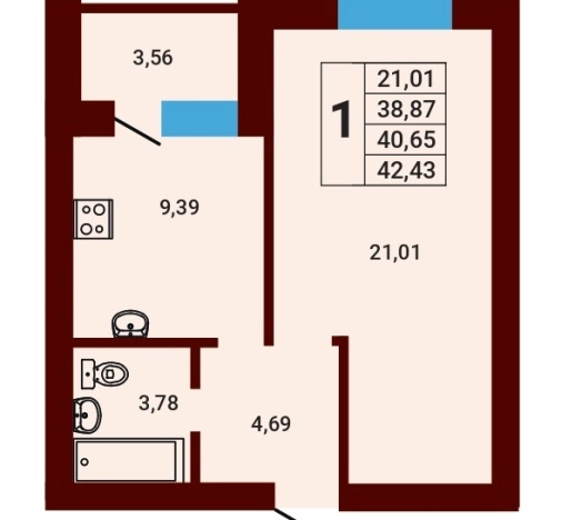 Купить однокомнатную квартиру на улице Карла Маркса в Стерлитамаке. Вариант № 86663, 0, площадь -  квм, цена 3861750 рублей