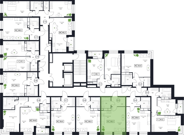 Купить Студию в Пушкине. Вариант № 160559, 0, площадь -  квм, цена 6299500 рублей