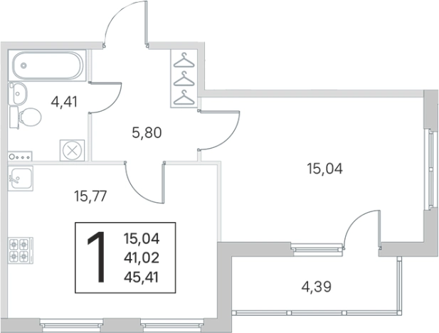 Купить двухкомнатную квартиру в новостройках у метро Проспект Ветеранов в Санкт-Петербурге. Вариант № 6866310, 0, площадь -  квм, цена 9225398 рублей