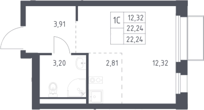 Купить квартиру у метро Филатов луг в Москве. Вариант № 3558946, 0, площадь -  квм, цена 6207530 рублей