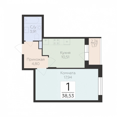 Купить квартиру на улице 45-й Стрелковой Дивизии в Воронеже. Вариант № 130900, 0, площадь - квм, цена 4835515 рублей