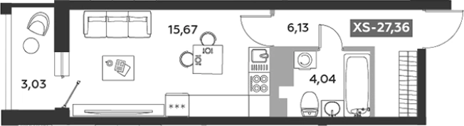 Купить Студию в ЖК Аквилон Zalive в Санкт-Петербурге. Вариант № 8936844, 0, площадь -  квм, цена 9104765 рублей
