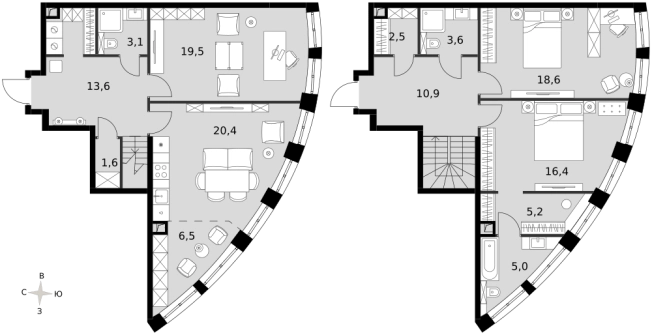 Купить четырехкомнатную квартиру у метро Крылатское в Москве. Вариант № 9502193, 0, площадь -  квм, цена 142673670 рублей