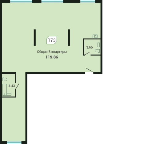 Купить четырехкомнатную квартиру в Приморском крае. Вариант № 73390, 0, площадь -  квм, цена 22359803 рублей