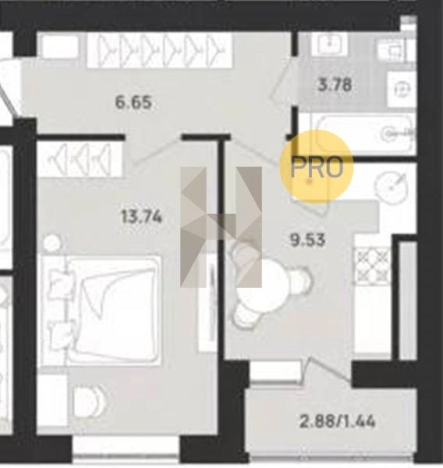 Купить квартиру в ЖК Этюд (ул. Поленова Калининград) в Калининграде. Вариант № 104892, 0, площадь -  квм, цена 3700000 рублей
