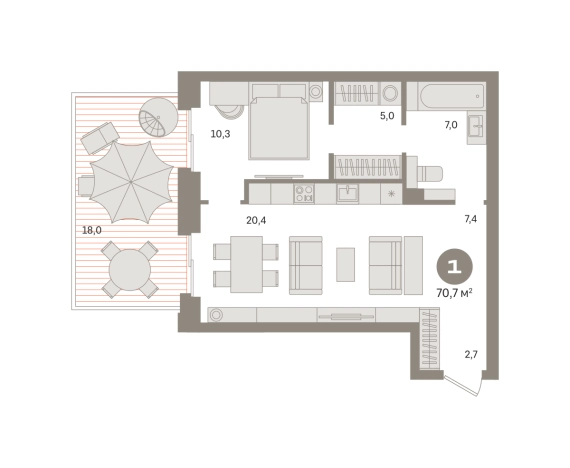 Купить однокомнатную квартиру у метро Фонвизинская в Москве. Вариант № 8625464, 0, площадь -  квм, цена 30280000 рублей