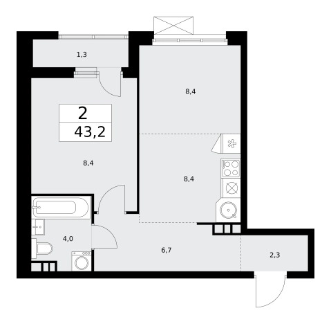 Купить квартиру в новостройках в ЖК Бунинские кварталы в Москве. Вариант № 834220, 0, площадь -  квм, цена 15641856 рублей