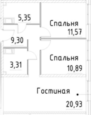 Купить трехкомнатную квартиру на улице Московское шоссе в Санкт-Петербурге. Вариант № 9327465, 0, площадь -  квм, цена 11053184 рублей