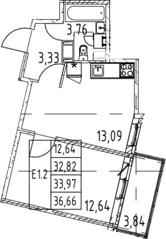 Купить двухкомнатную квартиру в новостройках в ЖК Полис ЛАВрики в Мурине. Вариант № 7267701, 0, площадь -  квм, цена 5540888 рублей