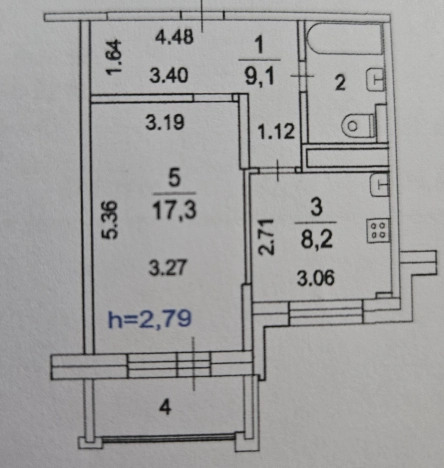 Купить квартиру в Люберцах. Вариант № 9160419, 14, площадь -  квм, цена 6649000 рублей