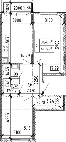 Купить трехкомнатную квартиру в ЖК Аннино Сити в Ленинградской области. Вариант № 6227681, 0, площадь -  квм, цена 7024250 рублей