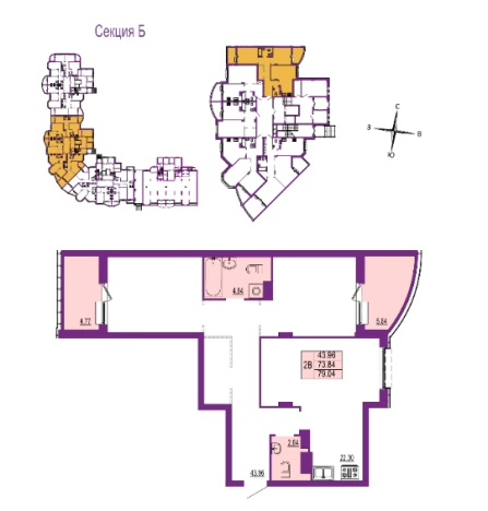 Купить квартиру в новостройках в Владимире. Вариант № 2422893, 0, площадь -  квм, цена 10196160 рублей