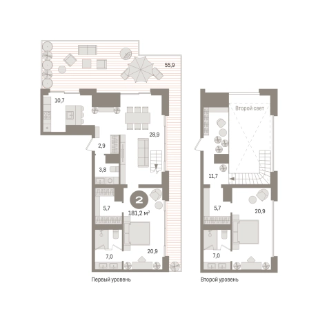 Купить двухкомнатную квартиру у метро Фонвизинская в Москве. Вариант № 10128320, 0, площадь -  квм, цена 85310000 рублей