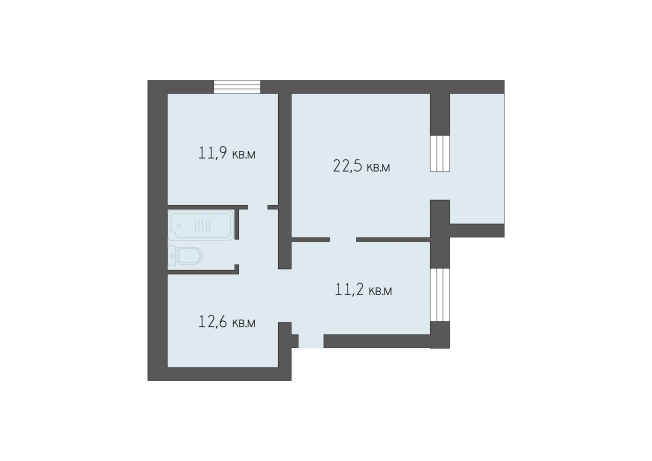 Купить трехкомнатную квартиру в районе Советский в Рязани. Вариант № 2835744, 1, площадь -  квм, цена 11500000 рублей