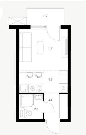 Купить квартиру на улице проспект Кирова в Нижнем Новгороде. Вариант № 3904201, 0, площадь -  квм, цена 4240610 рублей