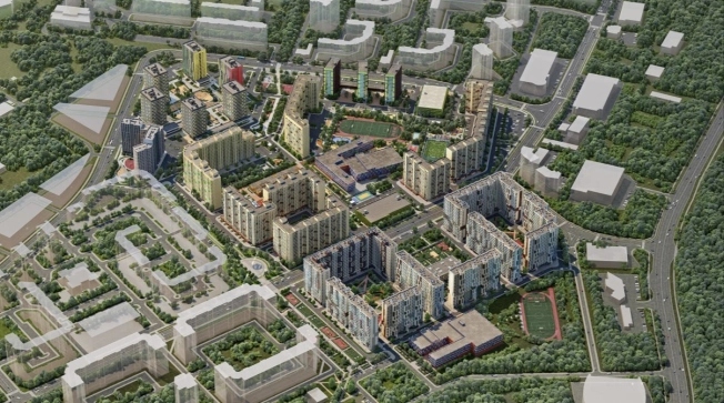 Купить однокомнатную квартиру в новостройках на улице Проектируемый проезд № 6415 в Москве. Вариант № 46704, 2, площадь - квм, цена 8500000 рублей