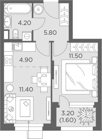 Купить квартиру на вторичке в ЖК Новое Медведково в Мытищах. Вариант № 2176331, 0, площадь -  квм, цена 9460000 рублей