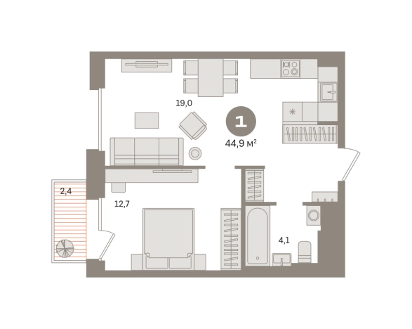 Купить квартиру у метро Домодедовская в Москве. Вариант № 8874736, 0, площадь -  квм, цена 15810000 рублей