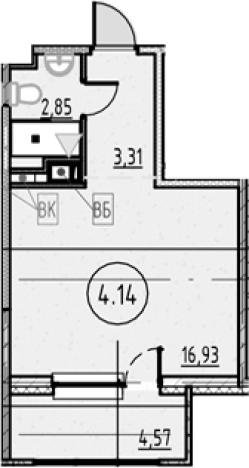Купить квартиру в новостройках в районе Невский в Санкт-Петербурге. Вариант № 4163003, 0, площадь - квм, цена 6480040 рублей