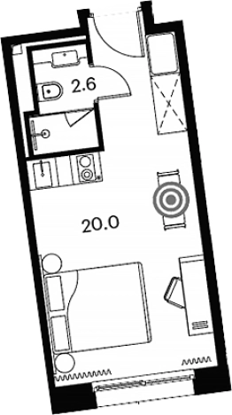 Купить квартиру на улице Сигнальный проезд в Москве. Вариант № 202354, 0, площадь - квм, цена 8276858 рублей