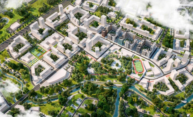 Купить квартиру в ЖК Деснаречье в Москве. Вариант № 40563, 10, площадь - квм, цена 10900000.0000 рублей