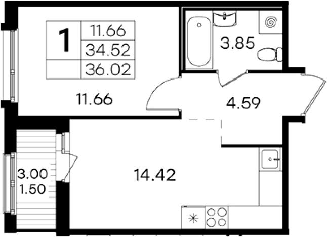 Купить двухкомнатную квартиру в ЖК GloraХ Парголово в Санкт-Петербурге. Вариант № 4806864, 0, площадь -  квм, цена 8739999 рублей