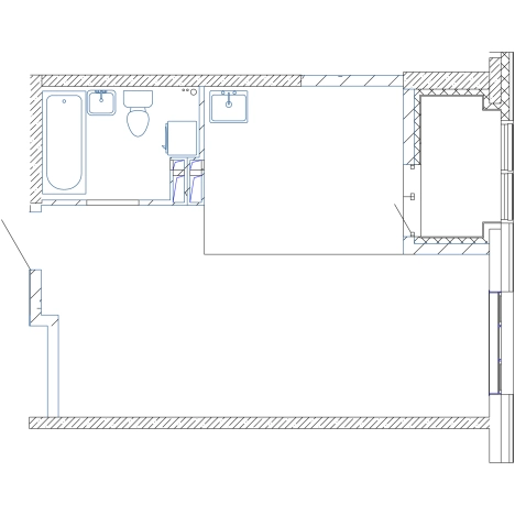 . Вариант № 4120682, 0, площадь - 41.42 квм, цена 10859703 рублей