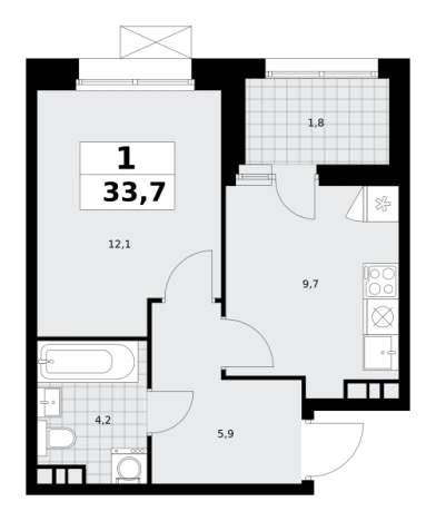 Купить квартиру в ЖК Бунинские кварталы в Москве. Вариант № 836491, 0, площадь - квм, цена 11625489.0000 рублей