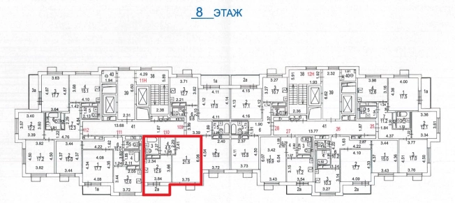 Купить квартиру в Москве. Вариант № 9261725, 14, площадь - квм, цена 13033440 рублей