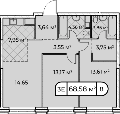 Купить квартиру в ЖК West Garden в Москве. Вариант № 65938, 0, площадь -  квм, цена 44580000 рублей