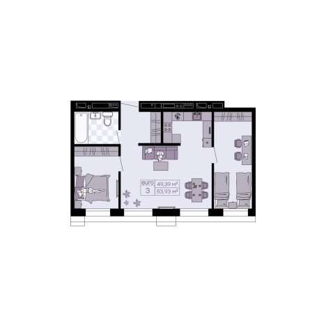 Купить трехкомнатную квартиру в ЖК Залив в Владивостоке. Вариант № 6058530, 0, площадь -  квм, цена 12150429 рублей