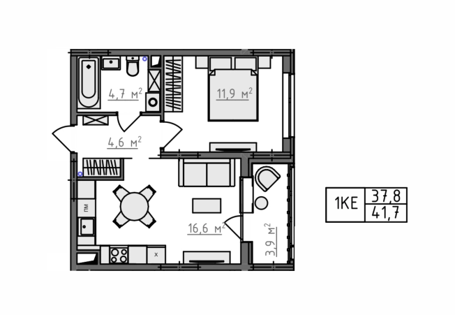 Купить квартиру в ЖК Квартал Новаторов в Владимире. Вариант № 130574, 4, площадь -  квм, цена 4452000 рублей
