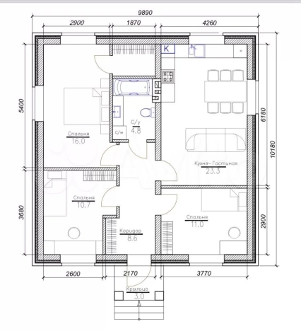 Купить дом на улице Дуслар в Казани. Вариант № 9184, 10, площадь -  квм, цена 7400000 рублей